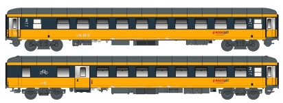 L.S. Models LS98997N - N - 2-tlg. Set Nachtzugwagen, Regiojet, Ep. VI